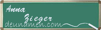 Anna Zieger Visitenkarte
